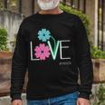 Love Mimi Flower Mimilife Long Sleeve T-Shirt Gifts for Old Men