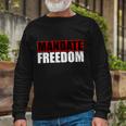 Mandate Freedom V2 Long Sleeve T-Shirt Gifts for Old Men