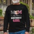 Mom Of The Birthday Girl Tee Farm Cow Long Sleeve T-Shirt Gifts for Old Men