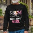 Mom Of The Birthday Girl Tee Farm Cow Mommy Mama St Long Sleeve T-Shirt Gifts for Old Men