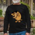 Muttley Dog Smile Mumbly Wacky Races Tshirt Long Sleeve T-Shirt Gifts for Old Men