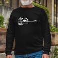 Nature Guitar Tshirt Long Sleeve T-Shirt Gifts for Old Men