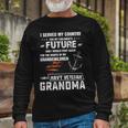 Navy Veteran Grandma Long Sleeve T-Shirt Gifts for Old Men