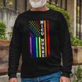 Nicu Nurse Gay Pride American Flag Pride Month 4Th Of July Long Sleeve T-Shirt Gifts for Old Men