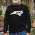North Carolina Home State Long Sleeve T-Shirt Gifts for Old Men