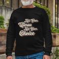 Not Your Uterus Not Your Choice Feminist Retro Long Sleeve T-Shirt Gifts for Old Men
