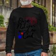 One Nation Under God Firework 4Th Of July Long Sleeve T-Shirt Gifts for Old Men