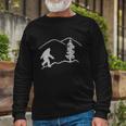 Oregon Bigfoot Long Sleeve T-Shirt Gifts for Old Men