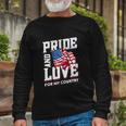 Patriotic American Flag 4Th Of July V2 Long Sleeve T-Shirt Gifts for Old Men