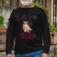 Patriotic Cat Happy 4Th Of July Long Sleeve T-Shirt Gifts for Old Men