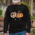 Peace Love Fall Thanksgiving Quote Long Sleeve T-Shirt Gifts for Old Men