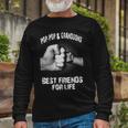 Pop-Pop & Grandsons Best Friends Long Sleeve T-Shirt Gifts for Old Men