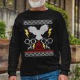 Potter Ugly Christmas Sweater Lighting Long Sleeve T-Shirt Gifts for Old Men