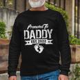 Promoted To Daddy Est Long Sleeve T-Shirt Gifts for Old Men
