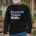 Protect Trans V3 Long Sleeve T-Shirt Gifts for Old Men