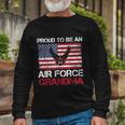 Proud Air Force Grandma American Flag V2 Long Sleeve T-Shirt Gifts for Old Men