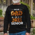 Proud Dad Of A 2022 Senior Tiger Print Long Sleeve T-Shirt Gifts for Old Men