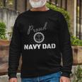 Proud Navy Dad V2 Long Sleeve T-Shirt Gifts for Old Men
