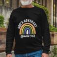 Rainbow Gods Covenant Bible Christian Lover Long Sleeve T-Shirt Gifts for Old Men