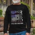 Red Friday Remember Everyone Deployed Us Flag Army Vintage Long Sleeve T-Shirt Gifts for Old Men