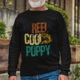 Reel Cool Poppy Vintage Fishing Long Sleeve T-Shirt Gifts for Old Men