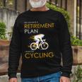 Retirement Plan On Cycling V2 Long Sleeve T-Shirt Gifts for Old Men