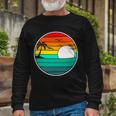 Retro Beach 80S Aesthetic Long Sleeve T-Shirt Gifts for Old Men