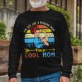 Retro Cool Mom Tshirt Long Sleeve T-Shirt Gifts for Old Men