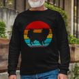 Retro Vintage Japanese Chin Long Sleeve T-Shirt Gifts for Old Men