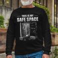 My Safe Space Long Sleeve T-Shirt Gifts for Old Men