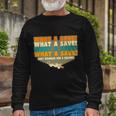 What A Save Rocket Soccer Long Sleeve T-Shirt Gifts for Old Men