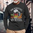 For Schnitzel My Nitzel Oktoberfest German Beer Wurst Men Women Long Sleeve T-Shirt T-shirt Graphic Print Gifts for Old Men