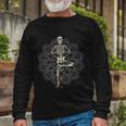 Skeleton Yoga V2 Long Sleeve T-Shirt Gifts for Old Men