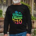This Slime Queen Is 10 Girl 10Th Birthday Party Squad Long Sleeve T-Shirt Gifts for Old Men
