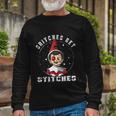 Snitches Get Stitches V2 Long Sleeve T-Shirt Gifts for Old Men