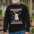 Sorry Mericas Full Trump Supporter Ugly Christmas Tshirt Long Sleeve T-Shirt Gifts for Old Men