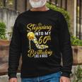 Stepping Into My 60Th Birthday Like A Boss Diamond Shoes Long Sleeve T-Shirt Gifts for Old Men