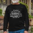 Stupid People Filter Tshirt Long Sleeve T-Shirt Gifts for Old Men