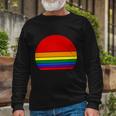 Sunset Lgbt Gay Pride Lesbian Bisexual Ally Quote V5 Long Sleeve T-Shirt Gifts for Old Men