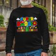 Super Daddio Dad Video Gamer Long Sleeve T-Shirt Gifts for Old Men