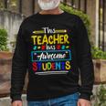 This Teacher Has Awesome Students Puzzle Autism Awareness Long Sleeve T-Shirt Gifts for Old Men