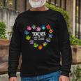 Teacher Of Tiny Humans Kindergarten Preschool Teacher Long Sleeve T-Shirt Gifts for Old Men