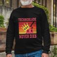 Technoblade Never Dies V4 Long Sleeve T-Shirt Gifts for Old Men