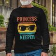 Tee For Fathers Day Princess Keeper Of Daughters Long Sleeve T-Shirt Gifts for Old Men