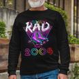 Totally Rad Since 2004 80S 18Th Birthday Roller Skating Long Sleeve T-Shirt Gifts for Old Men