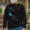 Trex Jewish Dreidel Long Sleeve T-Shirt Gifts for Old Men