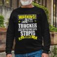 Trucker Trucker Accessories For Truck Driver Motor Lover Trucker__ Long Sleeve T-Shirt Gifts for Old Men