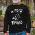 Trucker Trucker Ride With Me Truck Driver Trucking Long Sleeve T-Shirt Gifts for Old Men