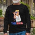 Trump Salt Merica Freedom 4Th Of July Tshirt Long Sleeve T-Shirt Gifts for Old Men