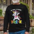 Unicorn Im Ready To Crush Prek Back To School Long Sleeve T-Shirt Gifts for Old Men